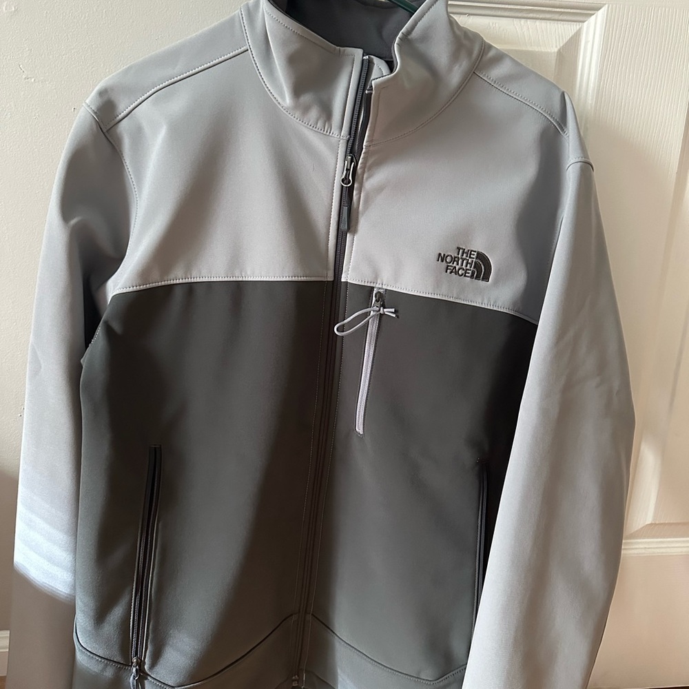 The North Face Men's Gray and Black Jacket